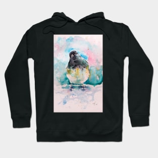 Bird in snow Hoodie